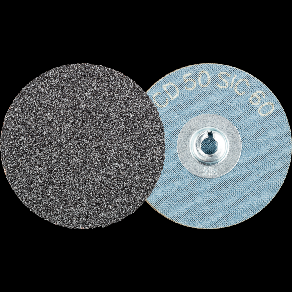 PFERD COMBIDISC® Abrasive Disc, 2&#34; Dia, Type CD, 60 Grit, Silicon carbide
