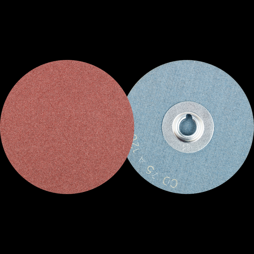 PFERD COMBIDISC® Abrasive Disc, 3&#34; Dia, Type CD, 120 Grit, Aluminum oxide