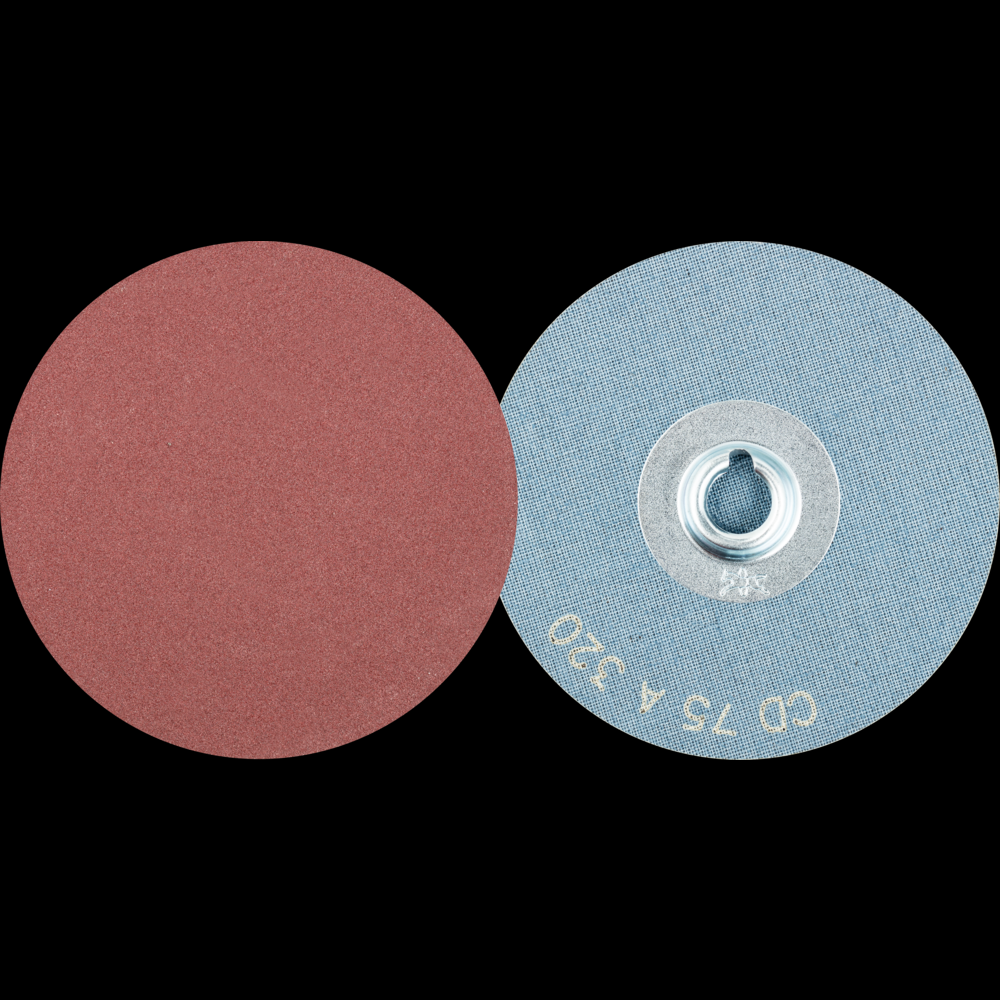 PFERD COMBIDISC® Abrasive Disc, 3&#34; Dia, Type CD, 320 Grit, Aluminum oxide