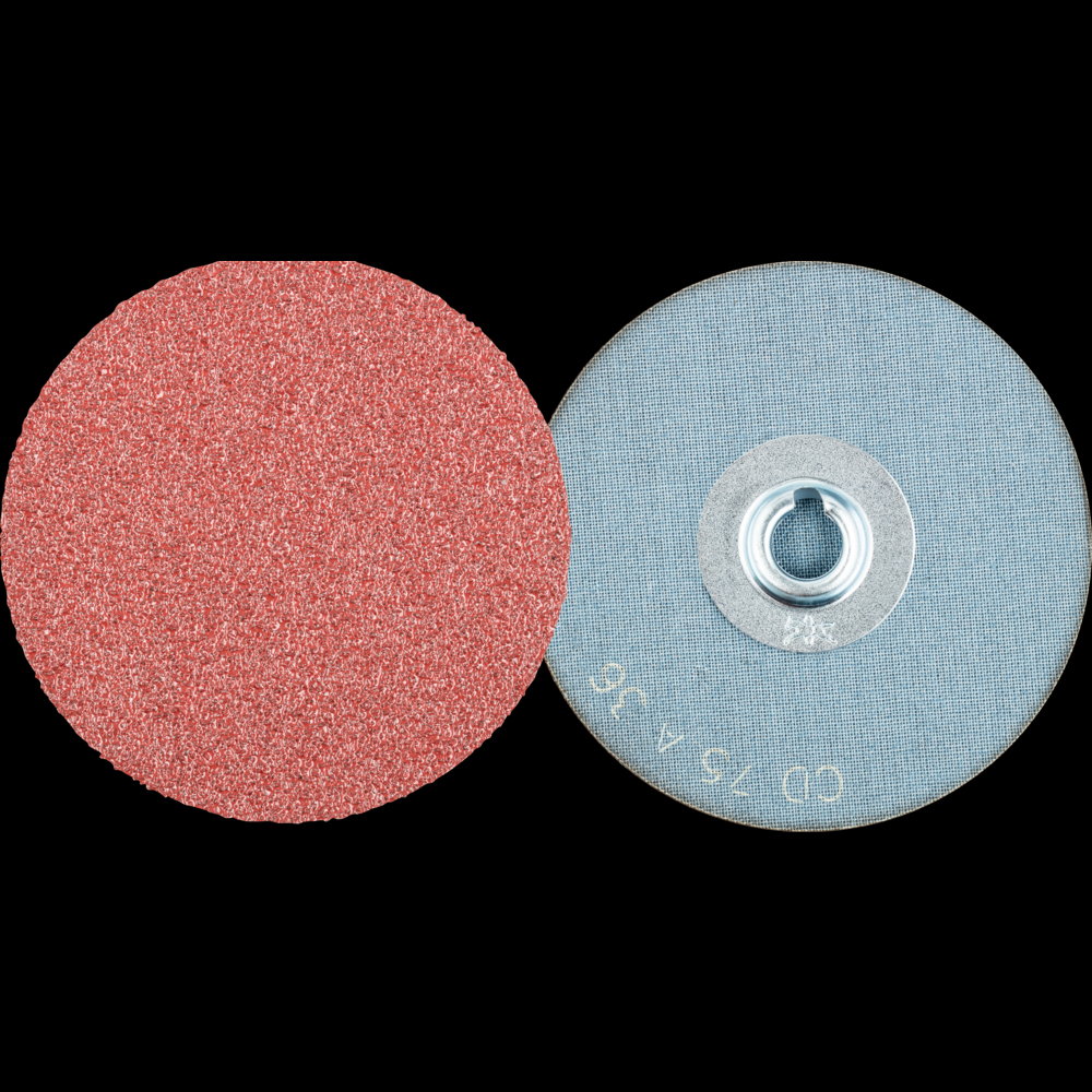 PFERD COMBIDISC® Abrasive Disc, 3&#34; Dia, Type CD, 36 Grit, Aluminum oxide