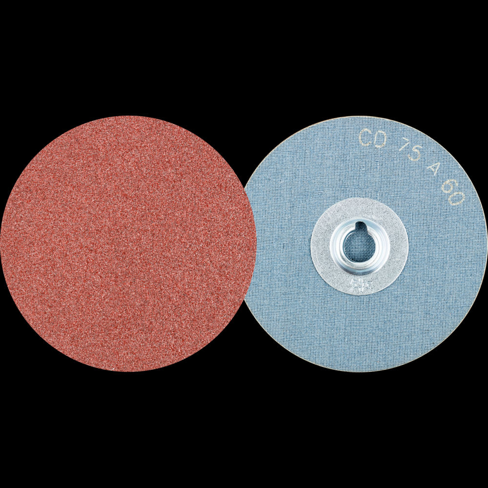 PFERD COMBIDISC® Abrasive Disc, 3&#34; Dia, Type CD, 60 Grit, Aluminum oxide