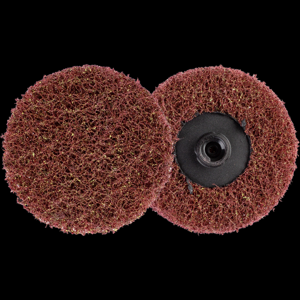 PFERD COMBIDISC® Non-Woven Abrasive Disc, 2&#34; Dia, Type CD,100 Grit,Aluminum oxide,Soft