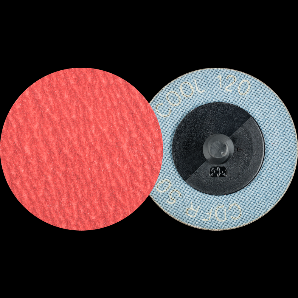 PFERD COMBIDISC® Abrasive Disc, 2&#34; Dia, Type CDR, 120 Grit, Ceramic oxide CO-COOL