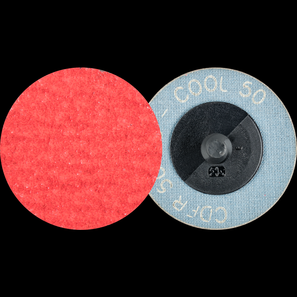 PFERD COMBIDISC® Abrasive Disc, 2&#34; Dia, Type CDR, 50 Grit, Cerami coxide CO-COOL