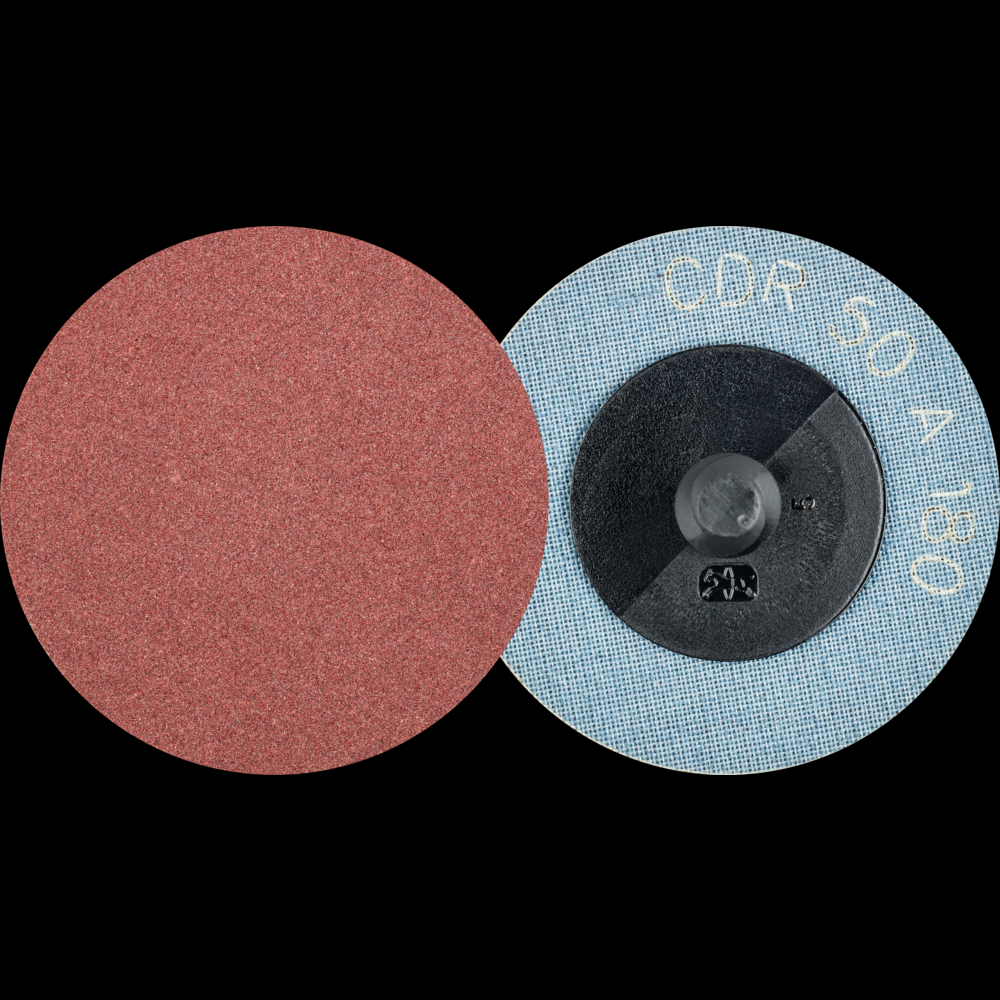 PFERD COMBIDISC® Abrasive Disc, 2&#34; Dia, Type CDR, 180 Grit, Aluminum oxide