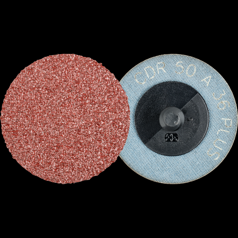 PFERD COMBIDISC® Abrasive Disc, 2&#34; Dia, Type CDR, 36 Grit, Aluminum oxide A-PLUS
