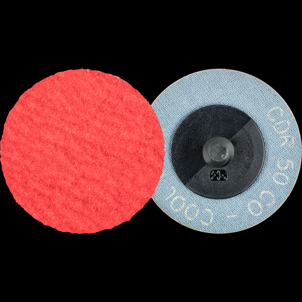 PFERD COMBIDISC® Abrasive Disc, 2&#34; Dia, Type CDR, 60 Grit, Ceramic oxide CO-COOL
