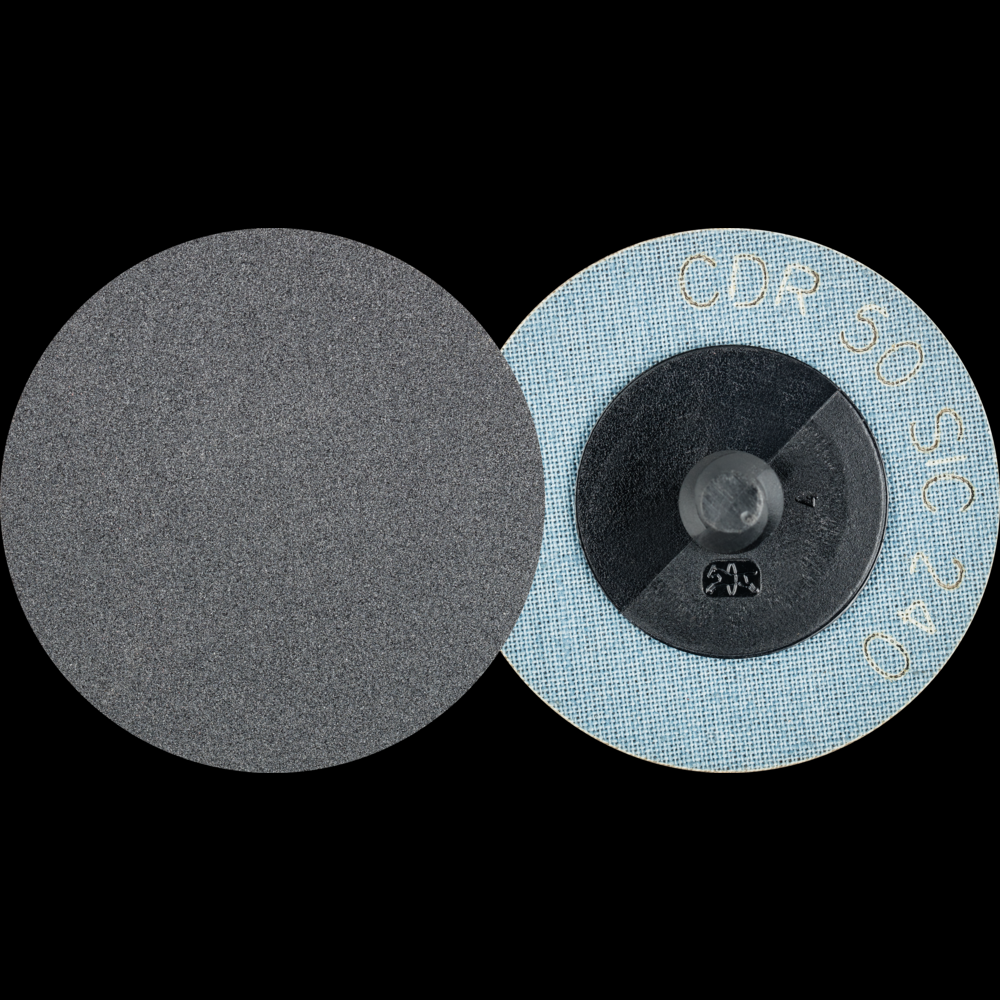 PFERD COMBIDISC® Abrasive Disc, 2&#34; Dia, Type CDR, 240 Grit, Silicon carbide