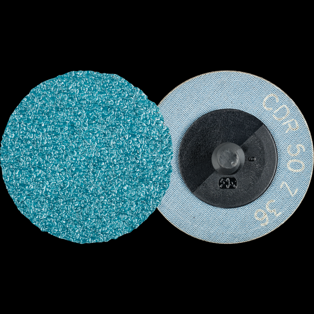 PFERD COMBIDISC® Abrasive Disc, 2&#34; Dia, Type CDR, 36 Grit, Zirconia alumina
