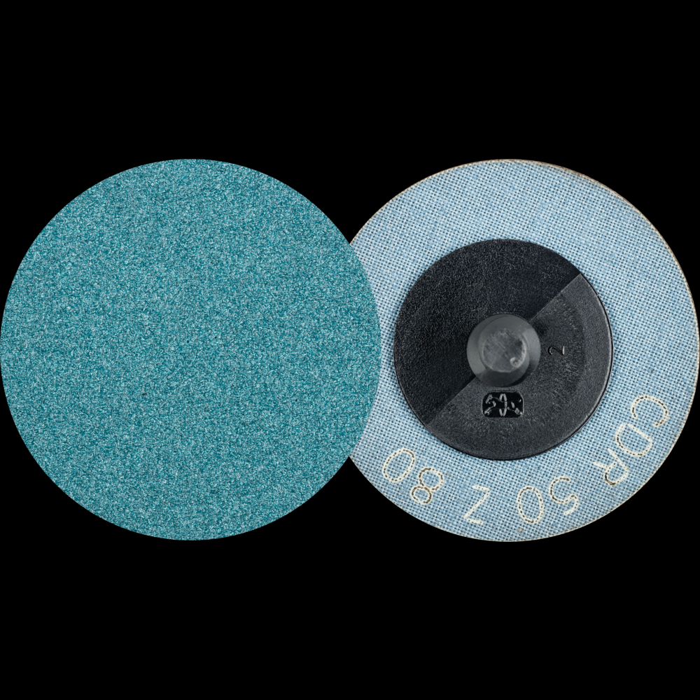 PFERD COMBIDISC® Abrasive Disc, 2&#34; Dia, Type CDR, 80 Grit, Zirconia alumina