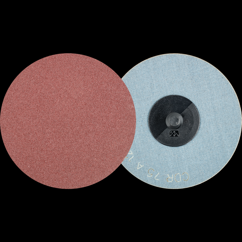 PFERD COMBIDISC® Abrasive Disc, 3&#34; Dia, Type CDR, 120 Grit, Aluminum oxide A-PLUS