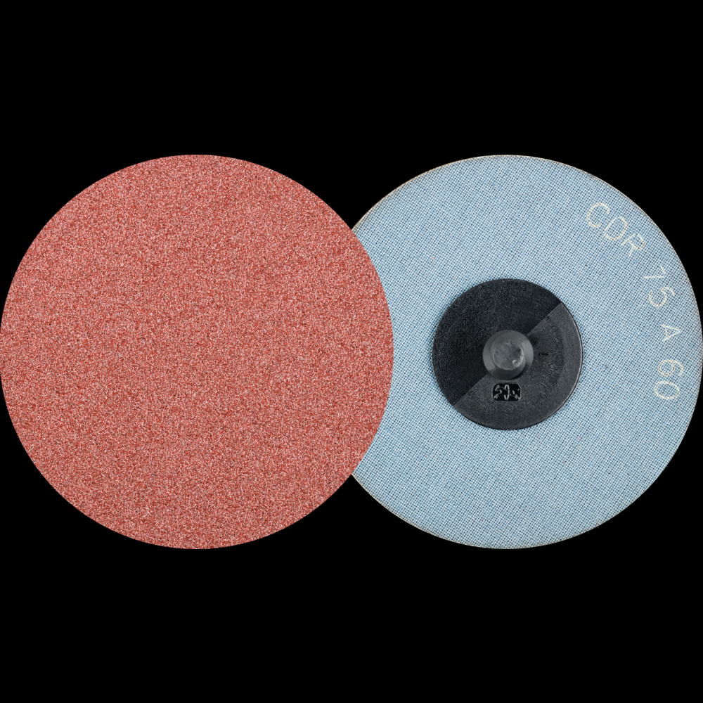 PFERD COMBIDISC® Abrasive Disc, 3&#34; Dia, Type CDR, 60 Grit, Aluminum oxide