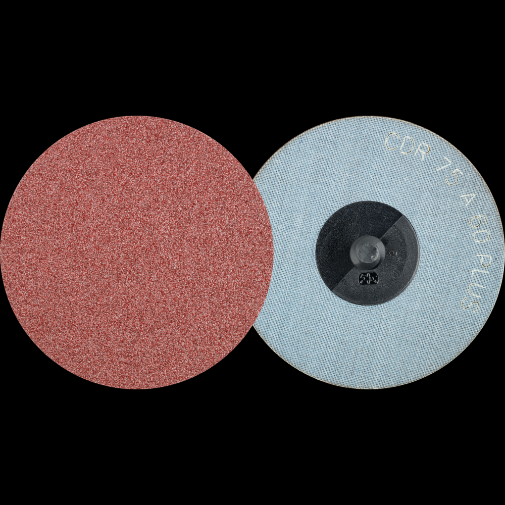 PFERD COMBIDISC® Abrasive Disc, 3&#34; Dia, Type CDR, 60 Grit, Aluminum oxide A-PLUS