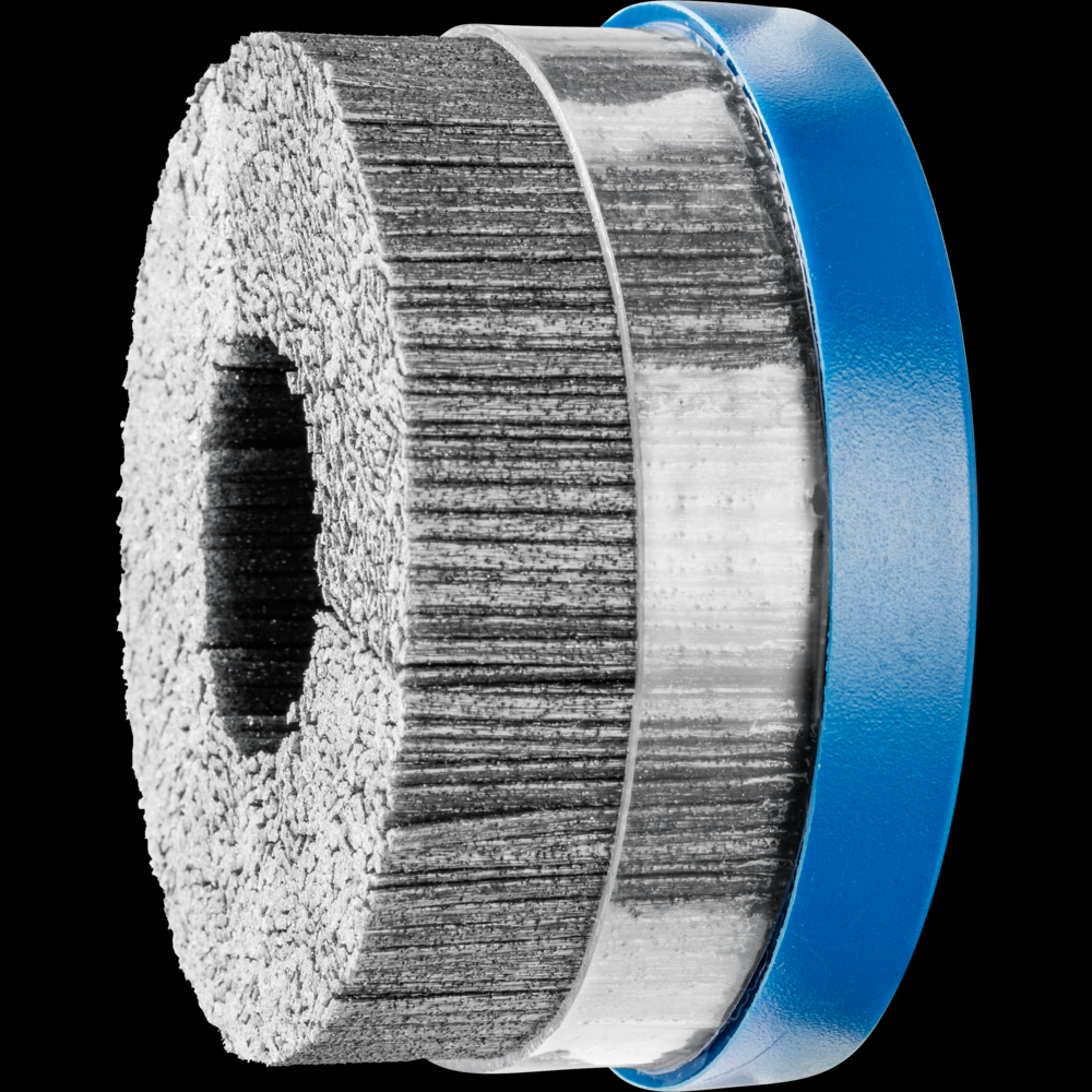 PFERD M-BRAD® Disc Brush 4&#34; Dia. .045x.090/80 Grit Silicon Carbide 7/8&#34; Arbor