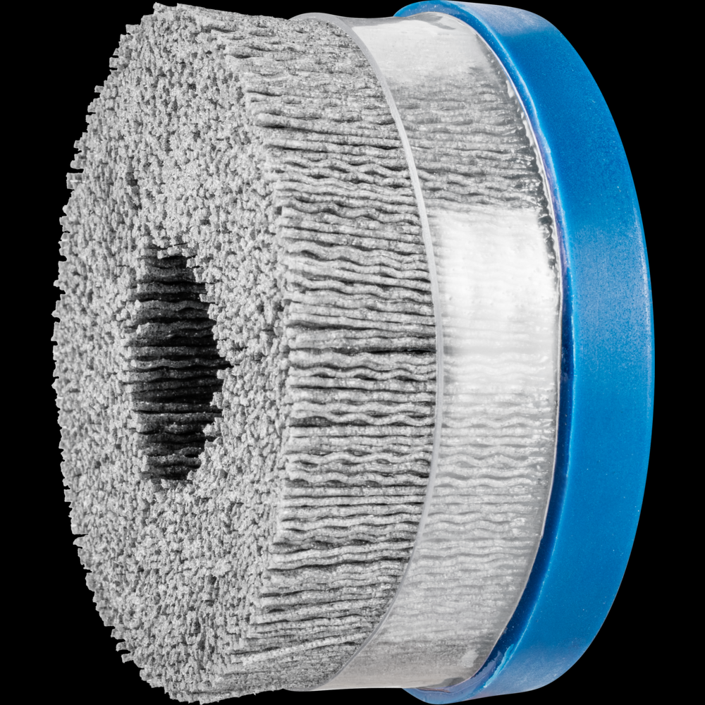 PFERD M-BRAD® Disc Brush 4&#34; Dia. .040/80 Grit Silicon Carbide 7/8&#34; Arbor