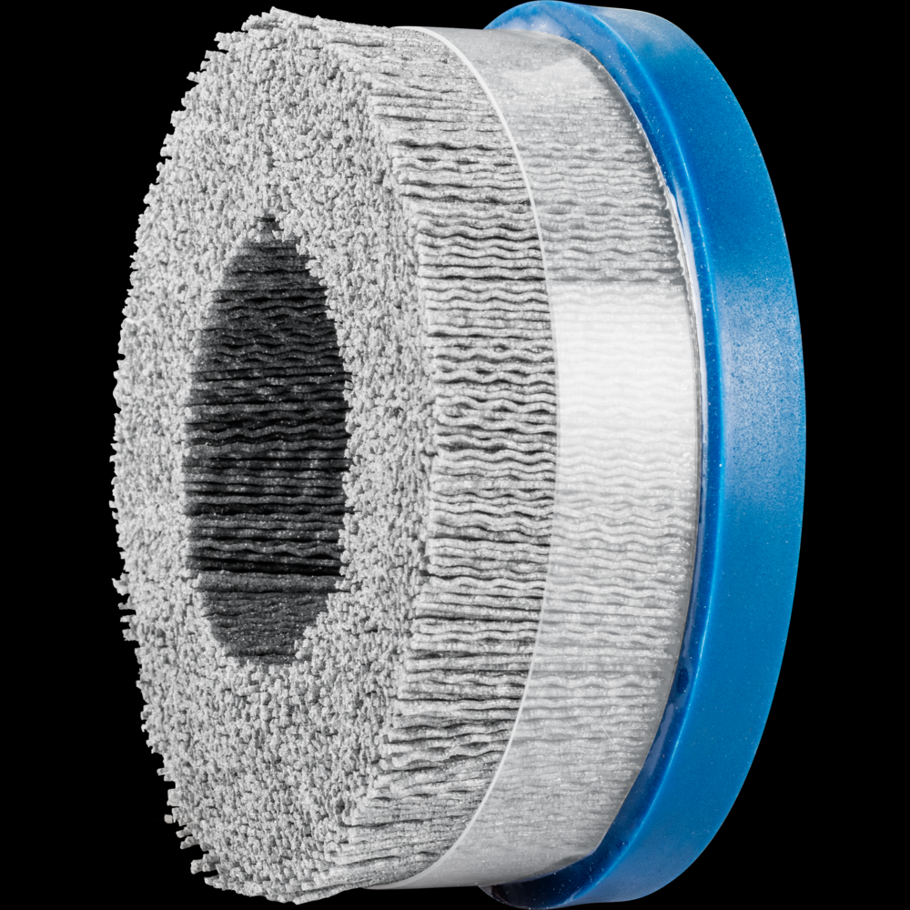 PFERD M-BRAD® Disc Brush 5&#34; Dia. .040/80 Grit Silicon Carbide 7/8&#34; Arbor