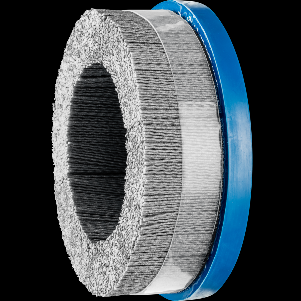 PFERD M-BRAD® Disc Brush 6&#34; Dia. .040/120 Grit Silicon Carbide 7/8&#34; Arbor