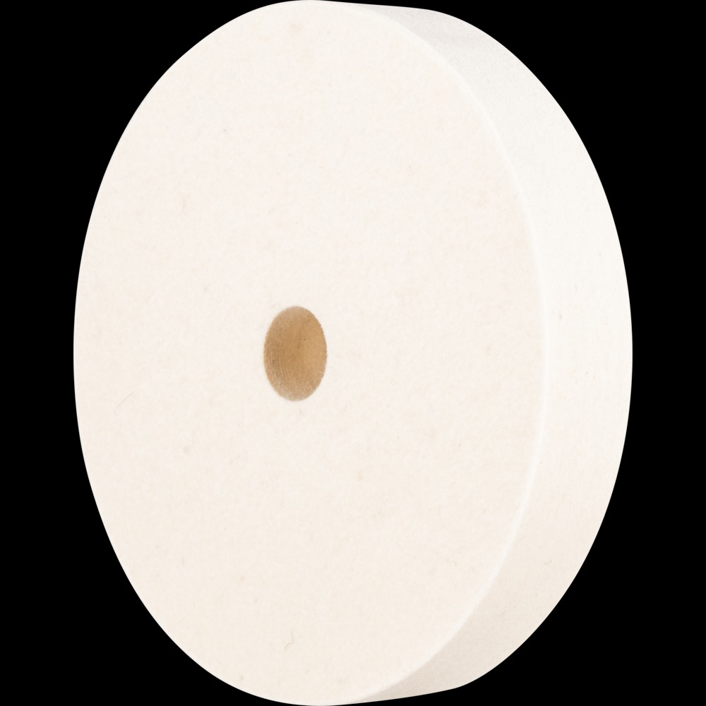 PFERD Felt Wheel, 6&#34; Dia, 1 Thick, 3/4&#34; Arbor Hole