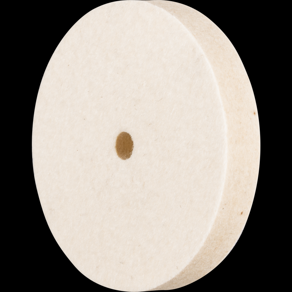 PFERD Felt Wheel, 2-1/4&#34; Dia, 3/8 Thick, 1/4&#34; Arbor Hole
