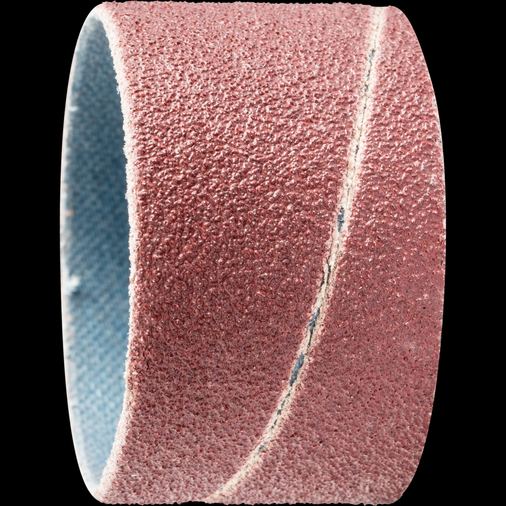 PFERD Spiral Band, 1-1/2&#34; x 1, Cylindrical Shape, 80 Grit, Aluminum oxide