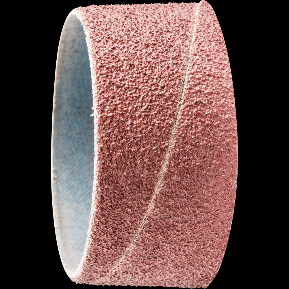 PFERD Spiral Band, 2-3/8&#34; x 1-1/8, Cylindrical Shape, 40 Grit, Aluminum oxide