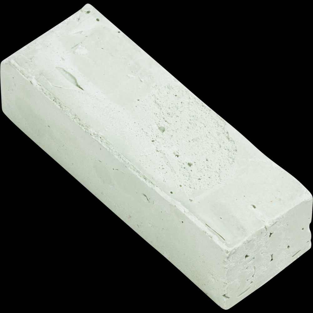 PFERD Small Polishing Paste Bar,1&#34;x1-1/4x3-1/2,Green,Prepolish for Stainless and Steel