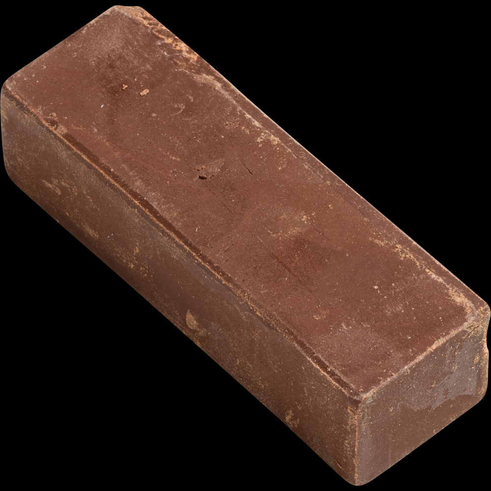 PFERD Small Polishing Paste Bar,1&#34;x1-1/4x3-1/2,Brown,Pre-polish for Non-Ferrous Metals
