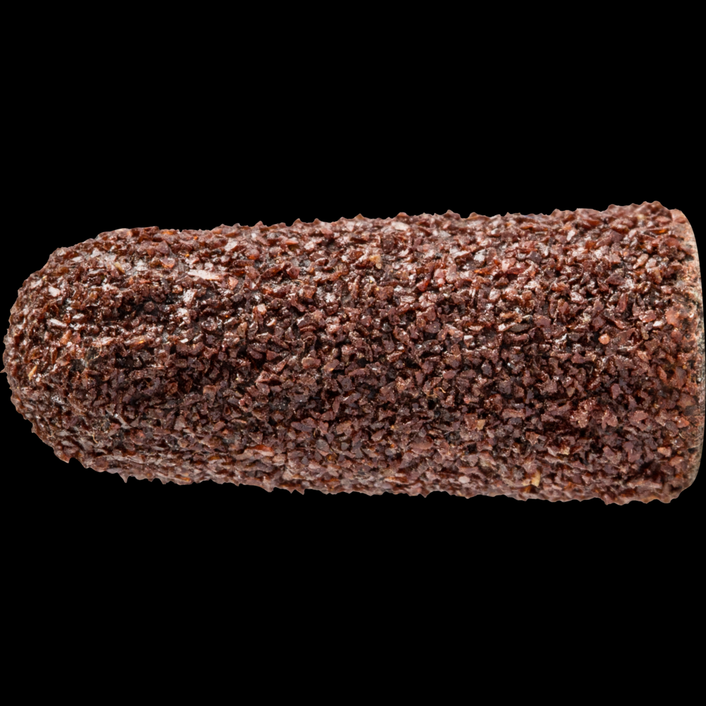 PFERD POLICAP® Seamless Abrasive Cap, 1/4&#34; x 5/8, Shape L, 80 Grit, Aluminum oxide