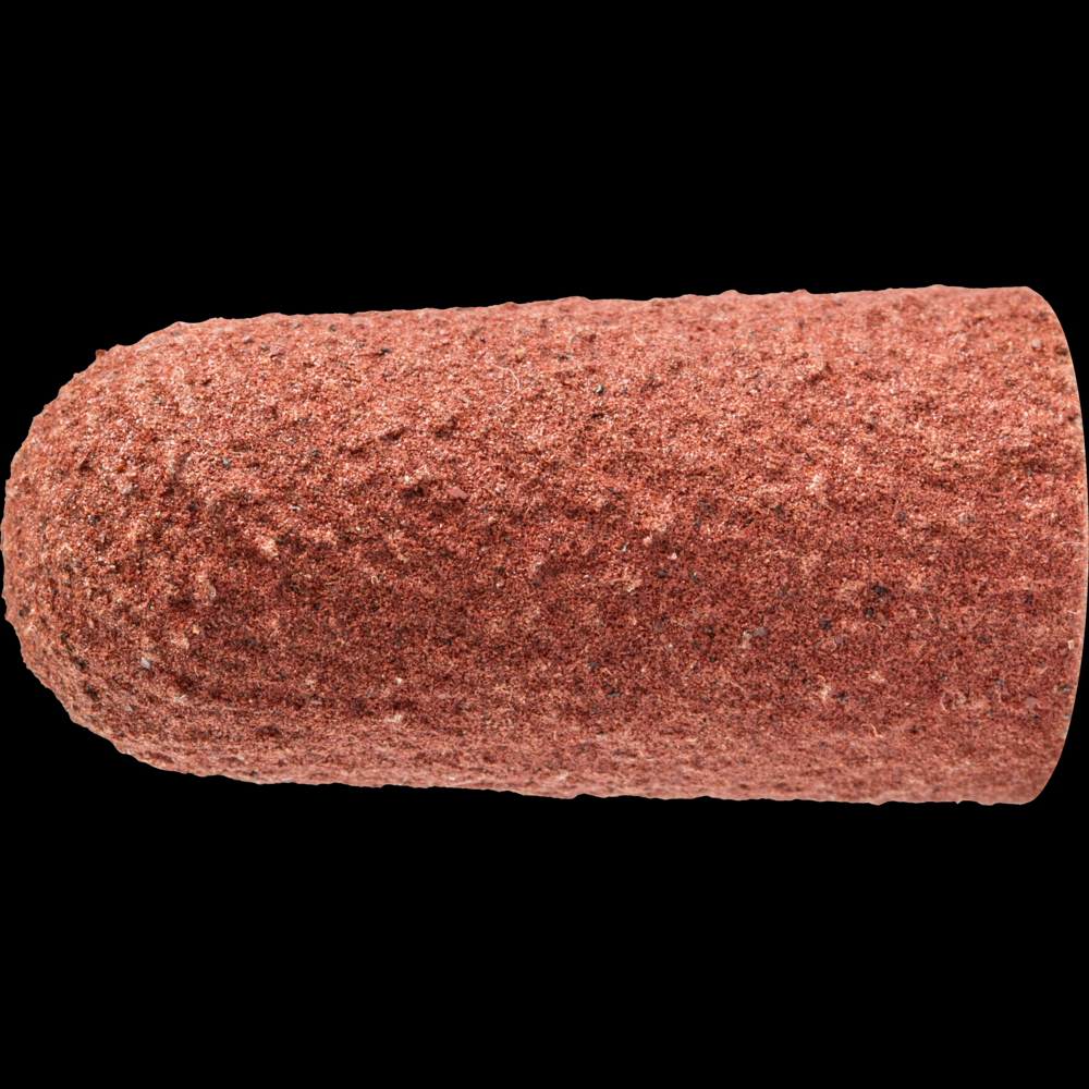PFERD POLICAP® Seamless Abrasive Cap, 7/16&#34; x 1, Shape L, 280 Grit, Aluminum oxide