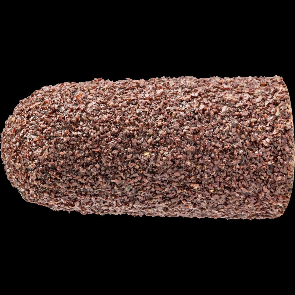 PFERD POLICAP® Seamless Abrasive Cap, 7/16&#34; x 1, Shape L, 60 Grit, Aluminum oxide