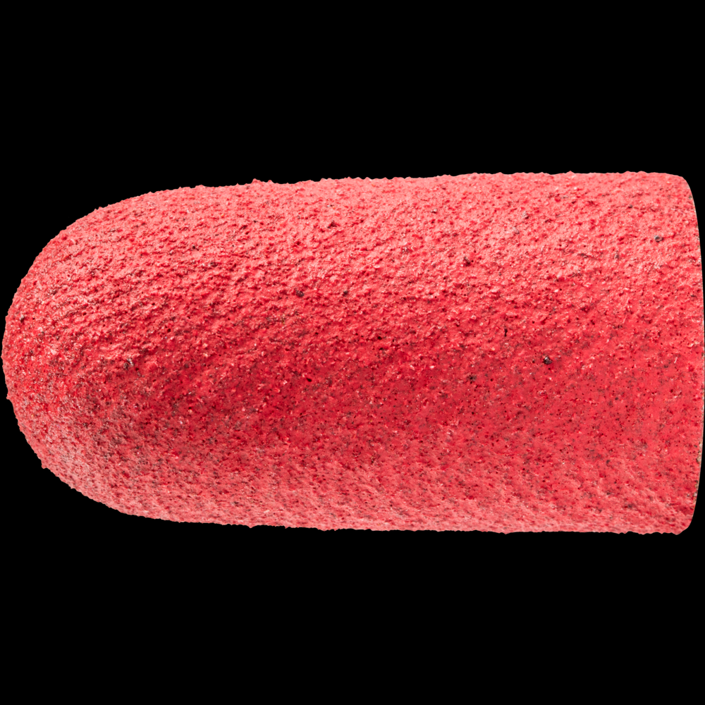 PFERD POLICAP® Seamless Abrasive Cap, 5/8&#34; x 1-1/4, Shape L, 120 Grit, Ceramic CO-COOL