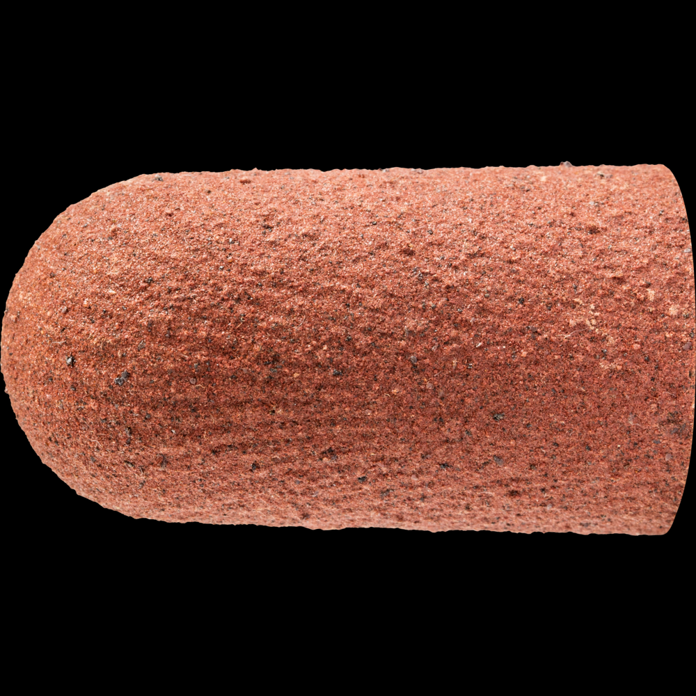 PFERD POLICAP® Seamless Abrasive Cap, 27/32&#34; x 1-9/16, Shape L,280 Grit,Aluminum oxide