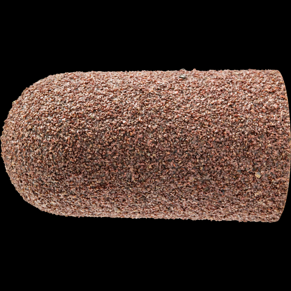 PFERD POLICAP® Seamless Abrasive Cap, 27/32&#34; x 1-9/16, Shape L, 60 Grit,Aluminum oxide