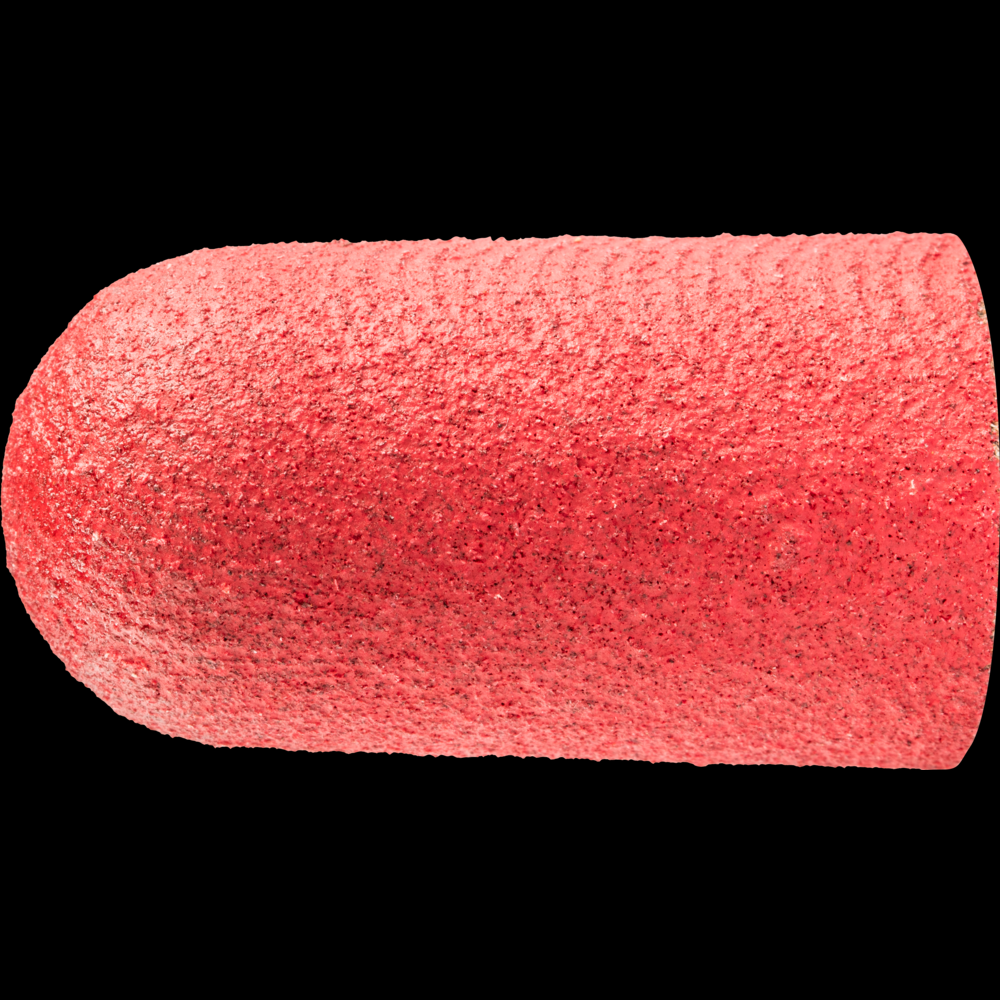 PFERD POLICAP® Seamless Abrasive Cap, 27/32&#34; x 1-9/16,Shape L,120 Grit,Ceramic CO-COOL