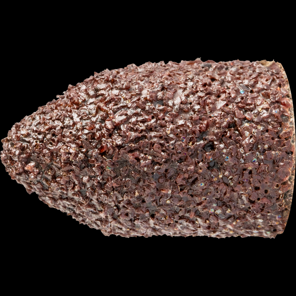 PFERD POLICAP® Seamless Abrasive Cap, 9/32&#34; x 1/2, Shape G, 60 Grit, Aluminum oxide