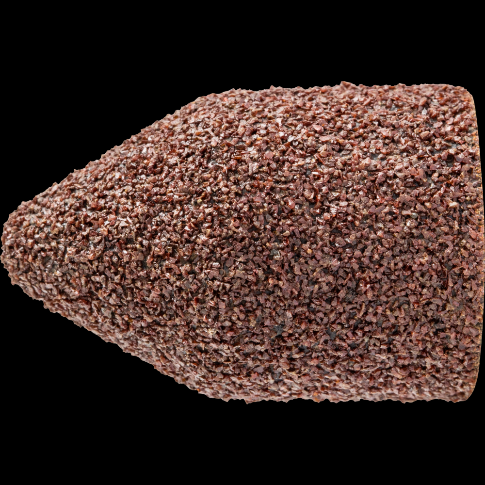 PFERD POLICAP® Seamless Abrasive Cap, 5/8&#34; x 1, Shape G, 60 Grit, Aluminum oxide