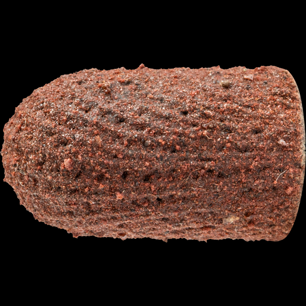 PFERD POLICAP® Seamless Abrasive Cap, 9/32&#34; x 1/2, Shape C, 280 Grit, Aluminum oxide