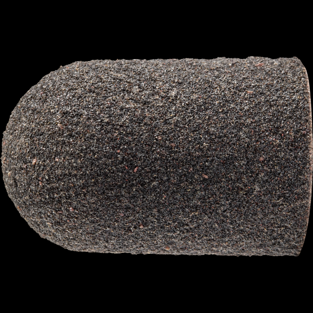 PFERD POLICAP® Seamless Abrasive Cap, 5/8&#34; x 1, Shape C, 150 Grit, Aluminum oxide
