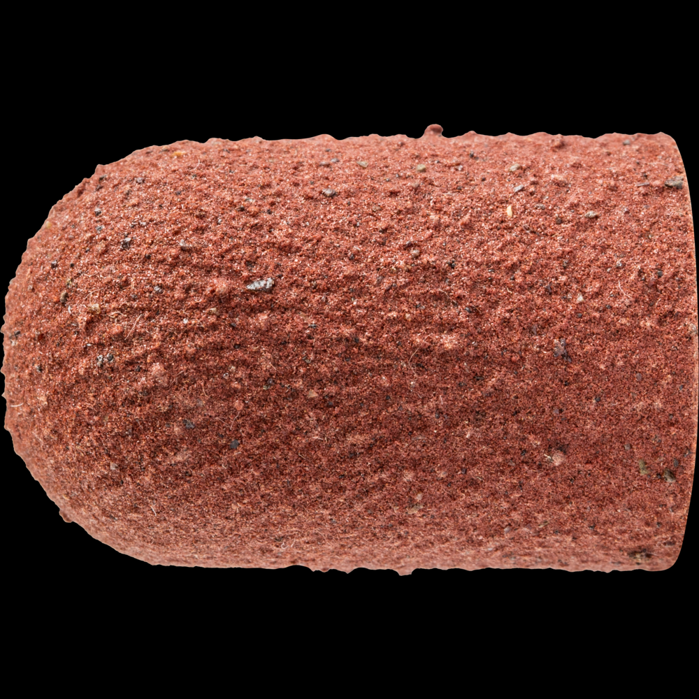 PFERD POLICAP® Seamless Abrasive Cap, 5/8&#34; x 1, Shape C, 280 Grit, Aluminum oxide