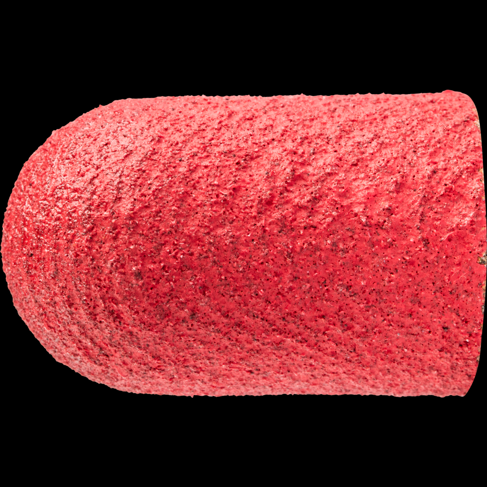 PFERD POLICAP® Seamless Abrasive Cap, 5/8&#34; x 1, Shape C, 120 Grit, Ceramic CO-COOL
