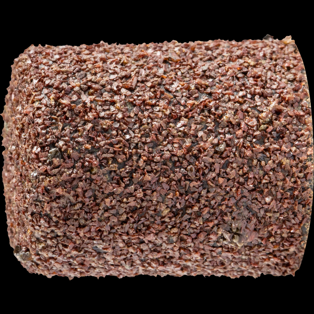 PFERD POLICAP® Seamless Abrasive Cap, 1/2&#34; x 11/16, Shape A, 60 Grit, Aluminum oxide