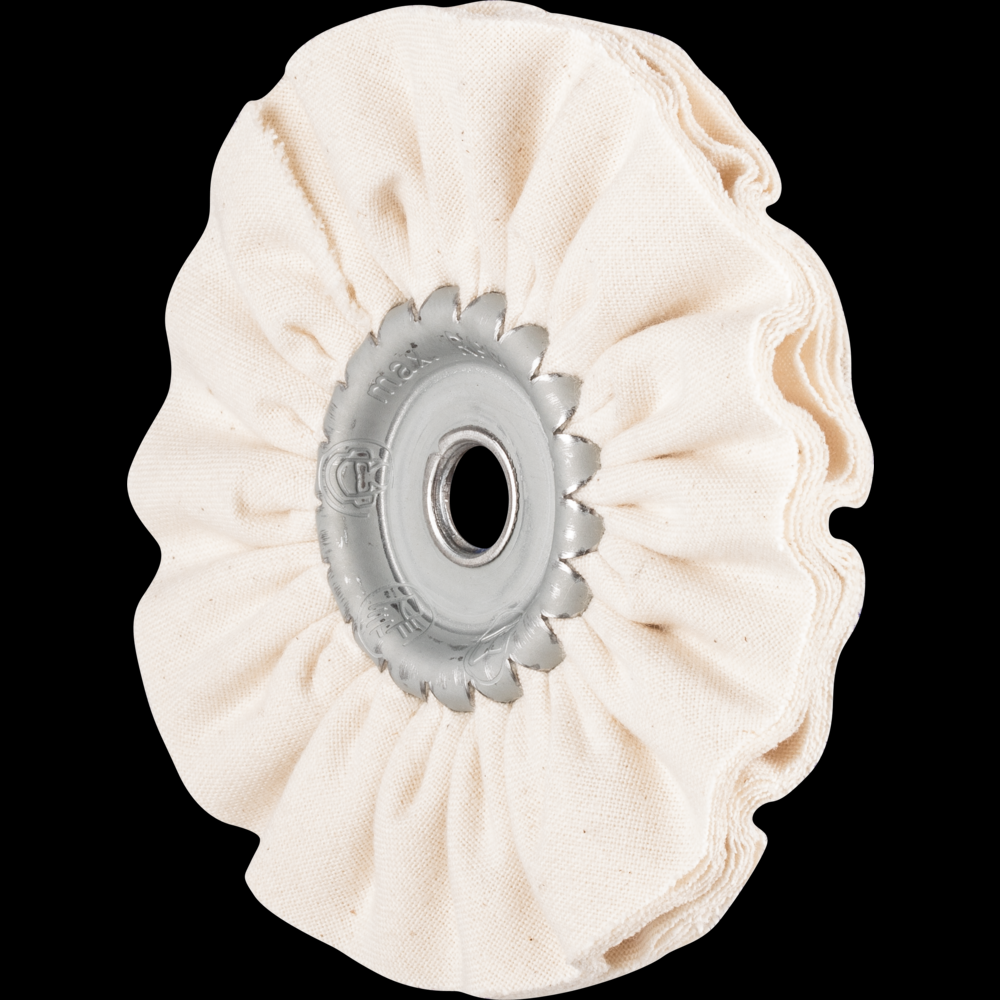 PFERD Cloth Ring, Soft Cloth, 4&#34; Dia, 3/8&#34; Face Width, 3/8&#34; Arbor Hole