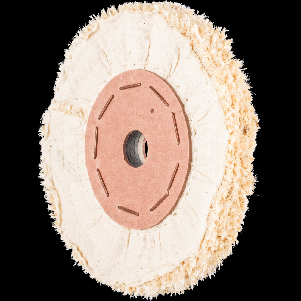 PFERD Cloth Ring, Sisal Fabric, 6&#34; Dia, 1&#34; Face Width, 3/4&#34; Arbor Hole