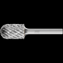Pferd Inc. 21724478 - PFERD Carbide Bur SC-6 Cylindrical Radius End STEEL Cut 5/8" x 1" x 1/4" Shank