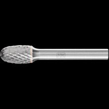 Pferd Inc. 21724643 - PFERD Carbide Bur SE-3 Oval Shape Diamond Cut 3/8" x 5/8" x 1/4" Shank