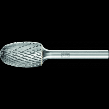 Pferd Inc. 21724662 - PFERD Carbide Bur SE-6 Oval Shape Double Cut 5/8" x 1" x 1/4" Shank