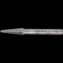 Pferd Inc. 21725142 - PFERD Carbide Bur SL-2 14° Taper Double Cut 5/16" x 7/8" x 1/4" Shank