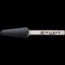Pferd Inc. 21727462 - PFERD HICOAT® Carbide Bur SL-4 14º Taper Double Cut 1/2" x 1-1/8" x 1/4" Shank