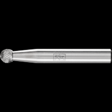 Pferd Inc. 21727521 - PFERD Carbide Bur SD-1 Ball Shape MICRO Cut 1/4" x 3/16" x 1/4" Shank