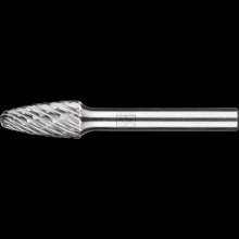 Pferd Inc. 21728007 - PFERD Carbide Bur SF-3 Tree Shape OMNI Double Cut 3/8" x 3/4" x 1/4" Shank